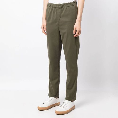 Khaki Stretch Cotton Blend Chinos - 7 For All Mankind - Modalova