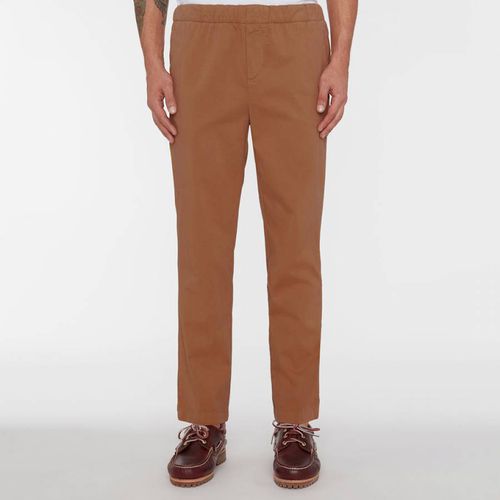 Brown Stretch Cotton Blend Chinos - 7 For All Mankind - Modalova