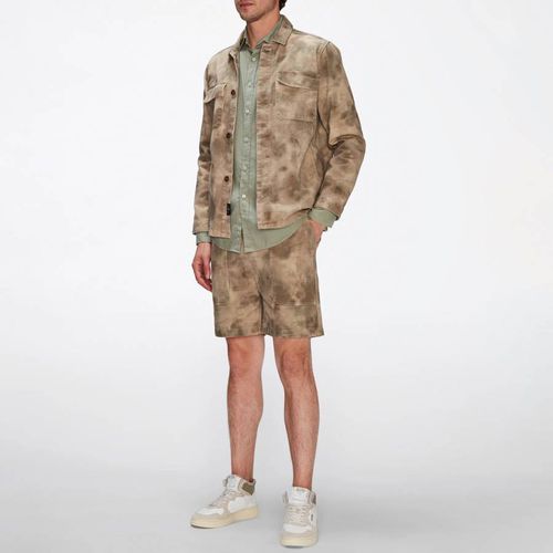 Utility Camouflage Cotton Shorts - 7 For All Mankind - Modalova