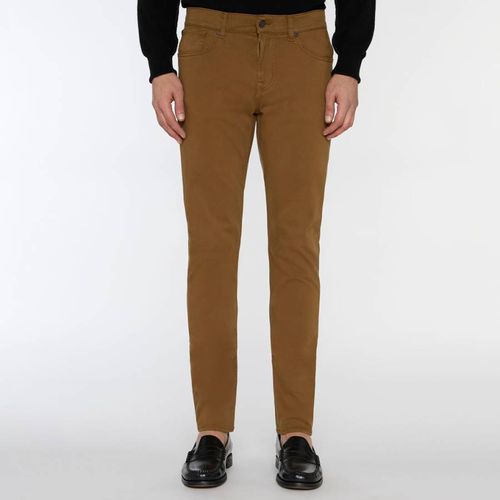 Brown Slimmy Tapered Stretch Jeans - 7 For All Mankind - Modalova