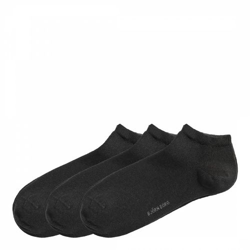Black Essential Steps Socks 3-Pack - BJORN BORG - Modalova