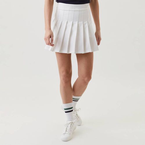 White Ace Pleated Tennis Skirt - BJORN BORG - Modalova