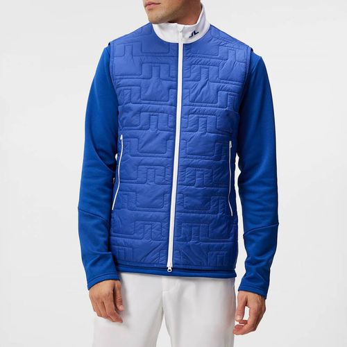 Blue Stefano Hybrid Vest - J.Lindeberg - Modalova