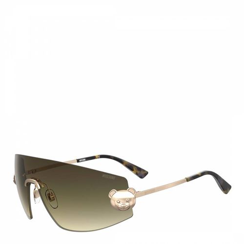 Gold Mask Sunglasses 99mm - MOSCHINO - Modalova