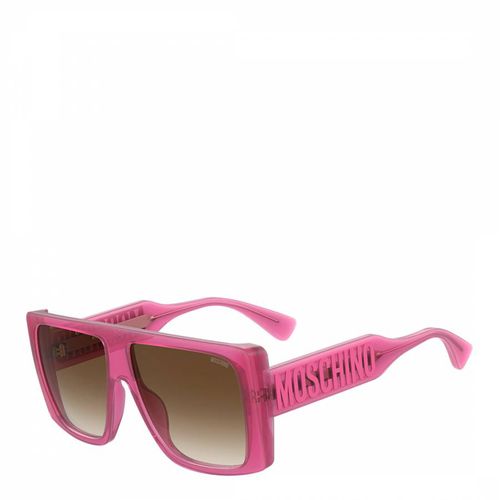 Square Flat Top Sunglasses 59mm - MOSCHINO - Modalova