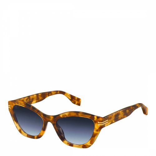 Gold Rectangular Sunglasses 53mm - Marc Jacobs - Modalova