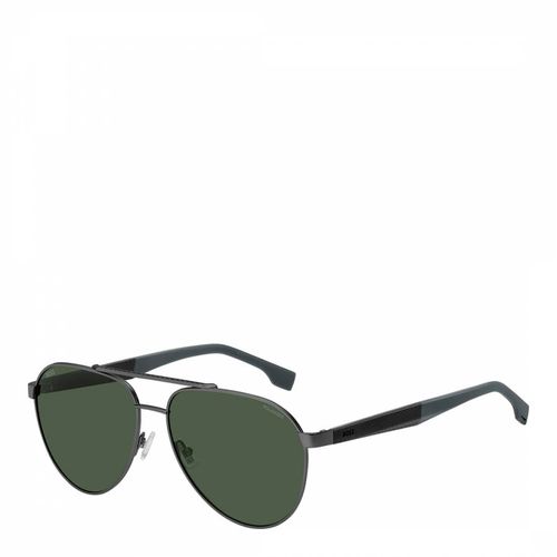 Matte Green Sunglasses 60mm - Hugo Boss - Modalova
