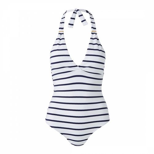 Navy/White Rimini Stripe Swimsuit - Melissa Odabash - Modalova