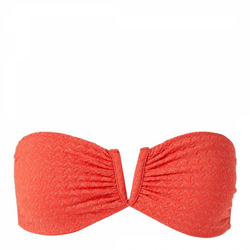 Alba Apricot Zigzag Bikini Top - Melissa Odabash - Modalova