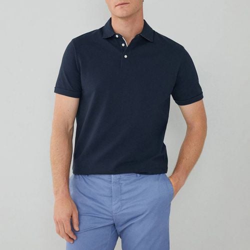 Classic Fit Pique Cotton Polo Shirt - Hackett London - Modalova