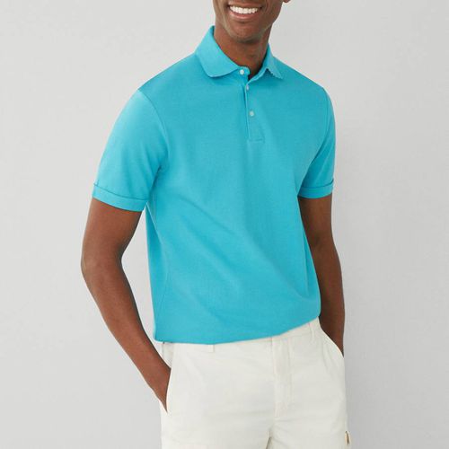 Bright Classic Fit Pique Cotton Polo Shirt - Hackett London - Modalova