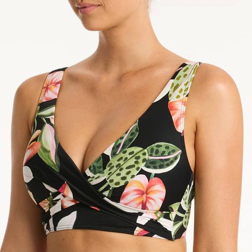 Sundown Cross Front Bikini Top - Sea Level - Modalova