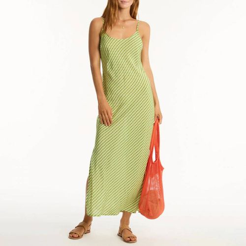 Green Checkmate Slip Dress - Sea Level - Modalova
