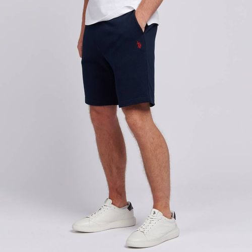 Navy Cotton Jogger Shorts - U.S. Polo Assn. - Modalova