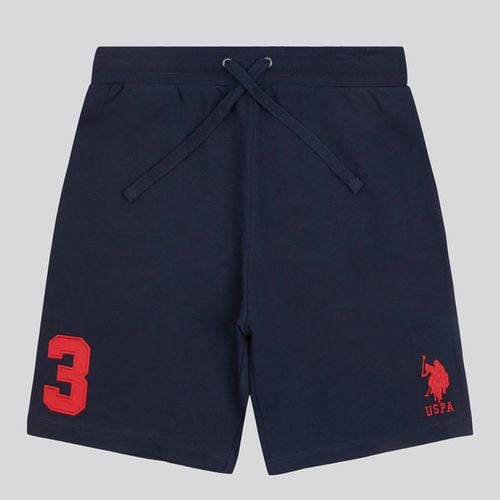 Patch Logo Cotton Jogger Shorts - U.S. Polo Assn. - Modalova