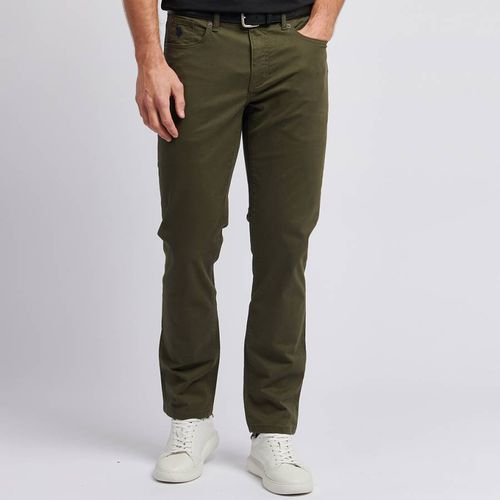 Khaki Core Cotton Blend Trousers - U.S. Polo Assn. - Modalova