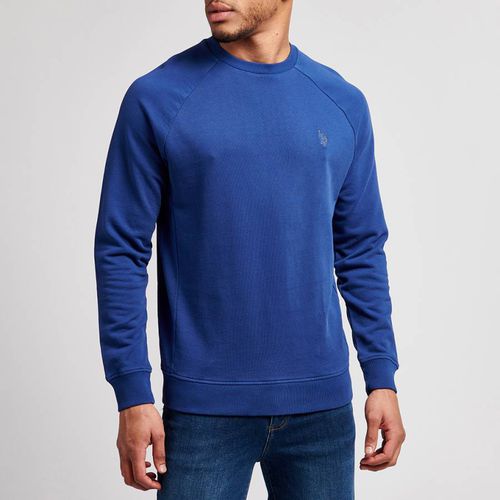 Dark Panelled Cotton Sweatshirt - U.S. Polo Assn. - Modalova