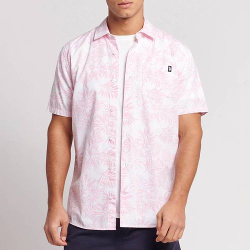 Pink Floral Print Cotton Shirt - U.S. Polo Assn. - Modalova