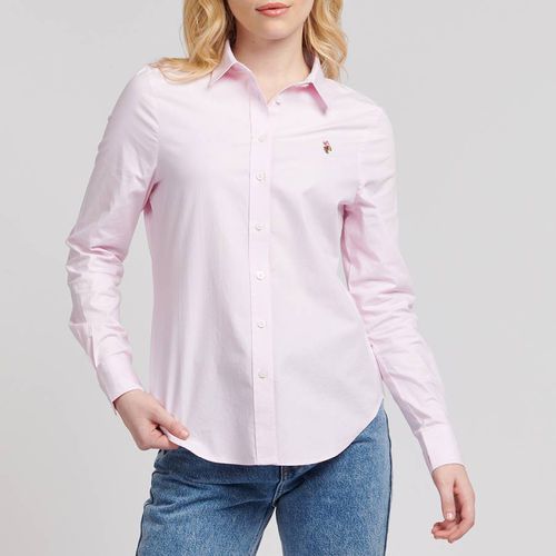 Pink Classic Fit Oxford Cotton Shirt - U.S. Polo Assn. - Modalova