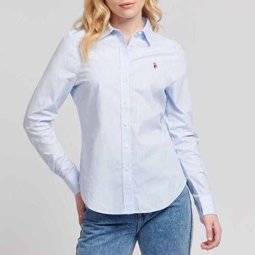 Stripe Classic Fit Oxford Cotton Shirt - U.S. Polo Assn. - Modalova