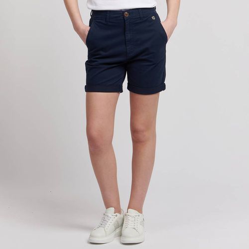 Navy Cotton Blend Chino Shorts - U.S. Polo Assn. - Modalova