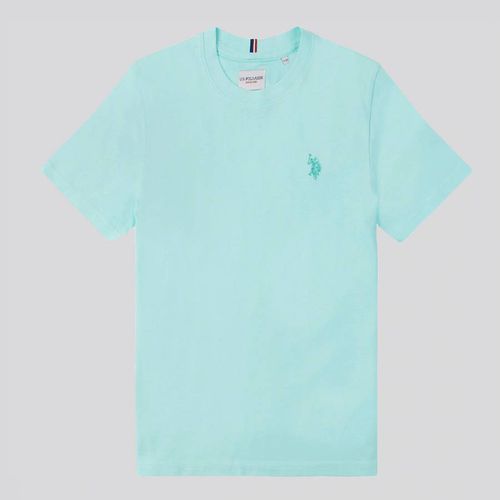 Turquoise Cotton T-Shirt - U.S. Polo Assn. - Modalova