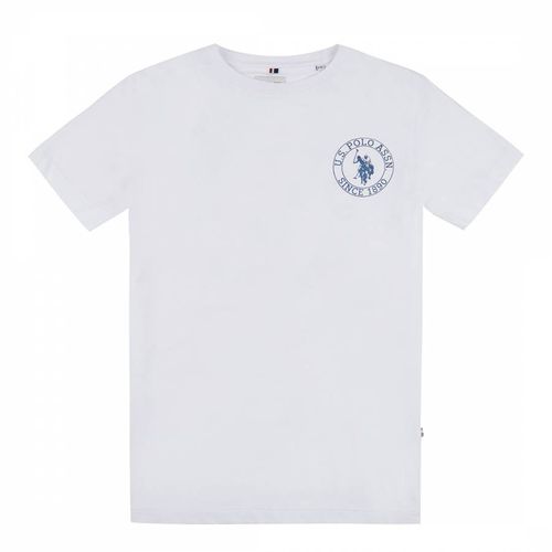 Circle Back Print Cotton T-Shirt - U.S. Polo Assn. - Modalova