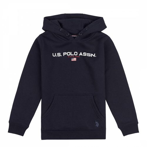 Navy Sport Cotton Blend Hoodie - U.S. Polo Assn. - Modalova