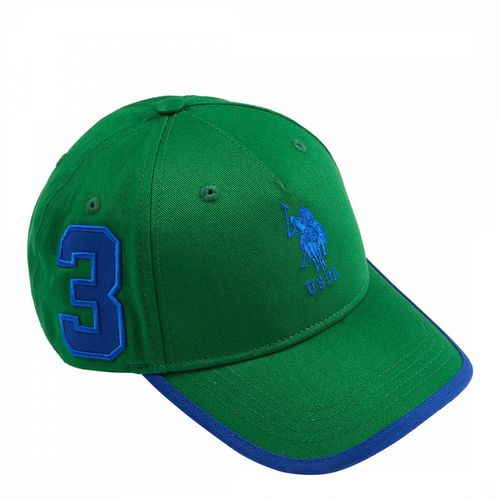 Boy's Green Baseball Cotton Cap - U.S. Polo Assn. - Modalova