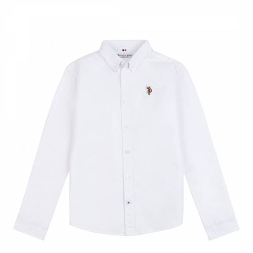 Lifestyle Peached Oxford Cotton Shirt - U.S. Polo Assn. - Modalova