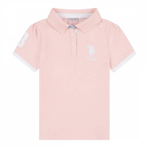 Girl's Short Sleeve Cotton Polo Shirt - U.S. Polo Assn. - Modalova