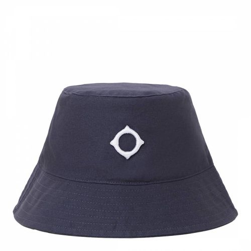 Navy Logo Bucket Hat - Ma Strum - Modalova