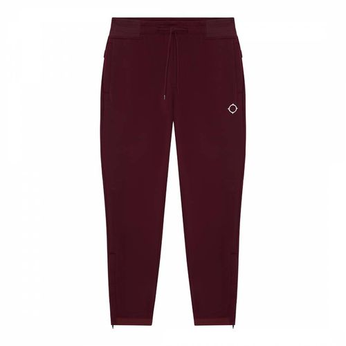 Burgundy Tech Fleece Leggings - Ma Strum - Modalova