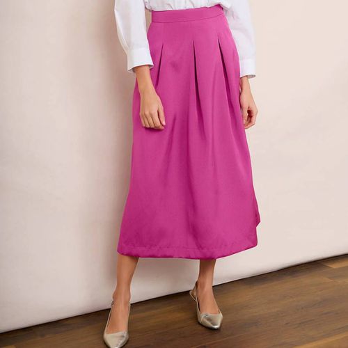 Pink Taffeta Skirt - Wyse - Modalova
