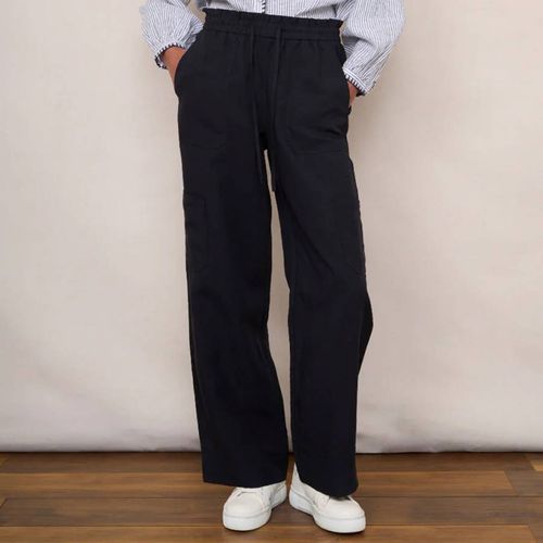 Navy Maya Cargo Trousers - Wyse - Modalova