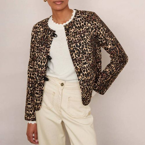 Leopard Quilted Jacket - Wyse - Modalova