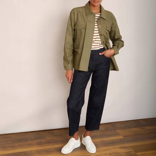 Khaki Becky Utility Jacket - Wyse - Modalova