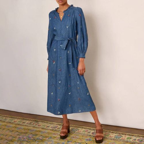 Blue Pixie Embroidered Dress - Wyse - Modalova