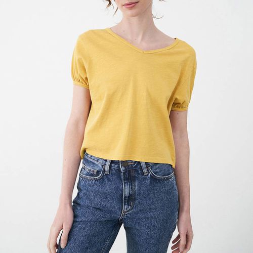Yellow Lamy Cotton T-Shirt - American Vintage - Modalova