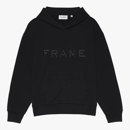 Black Logo Hooded Sweater - Frame - Modalova