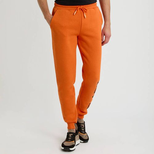 Orange Monogram Fleece Joggers - Cavalli Class - Modalova