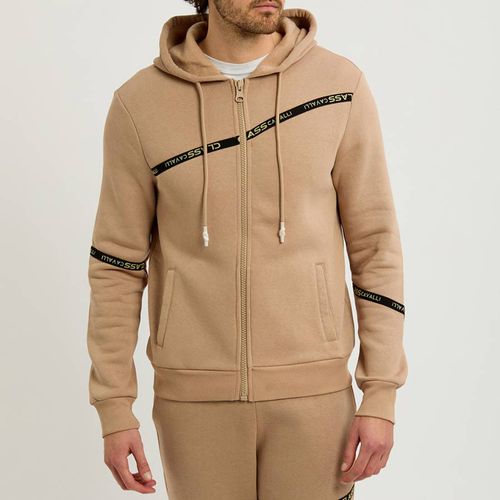 Camel Zip Up Hoodie - Cavalli Class - Modalova