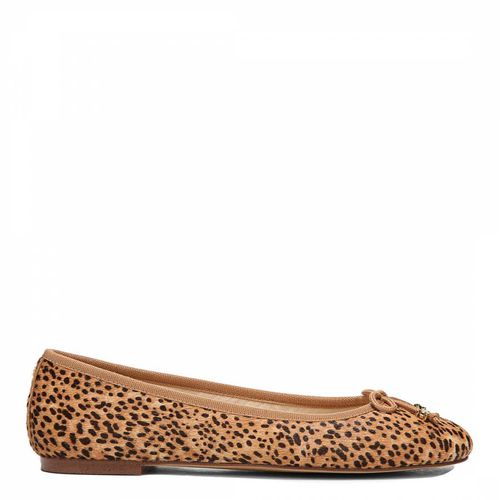 Leopard Leather Felicia Ballet Flat - Sam Edelman - Modalova