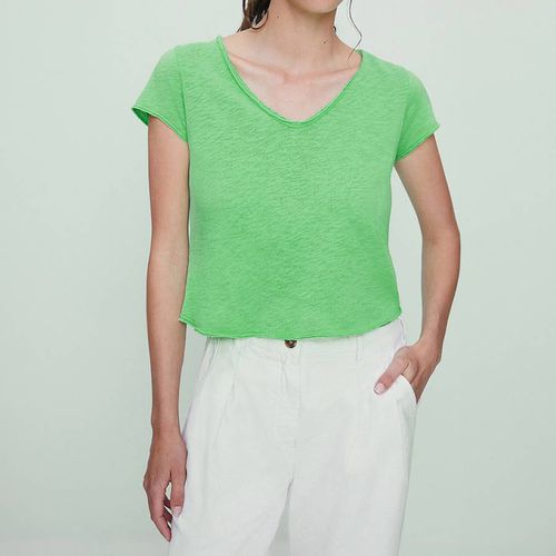 Green Sonoma V-Neck T-Shirt - American Vintage - Modalova