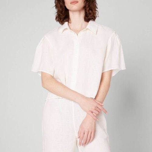 Ecru Ivybo Linen Shirt - American Vintage - Modalova