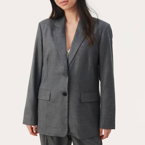 Grey Wool Blend Charmine Blazer - Part Two - Modalova