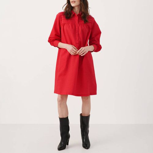 Red Rija Shirt Cotton Dress - Part Two - Modalova