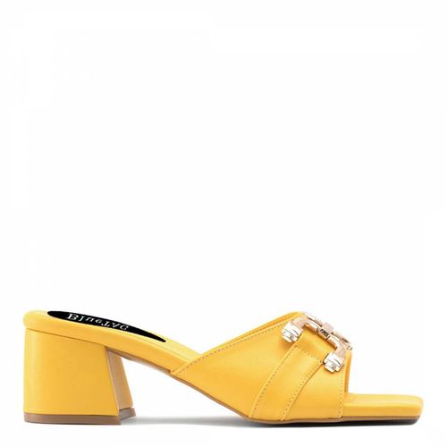 Yellow Heeled Sandal - Bluetag - Modalova