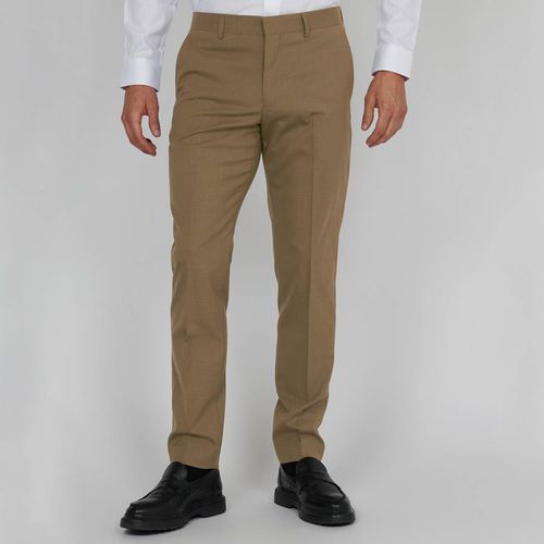Camel Fitted Trouser - Matinique - Modalova