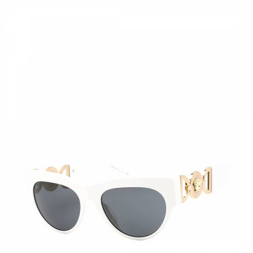 Women's /Grey Sunglasses 56mm - Versace - Modalova